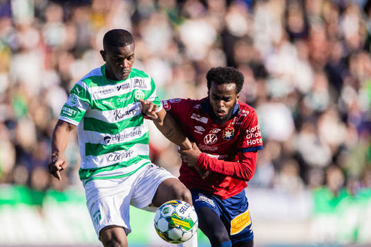 Västerås Jaheem Burke och Örgrytes Mubaarak Nuh
