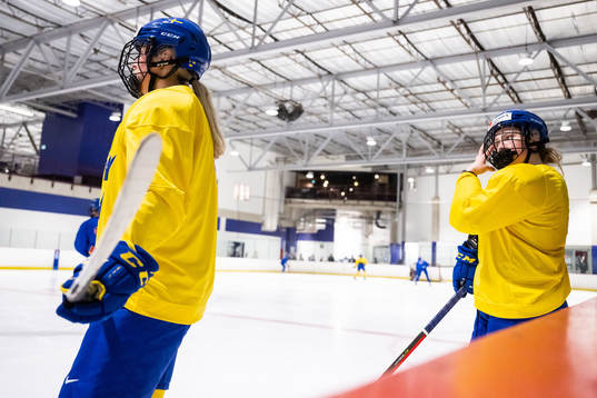 Lina Ljungblom of Sweden at a practice session the 2023