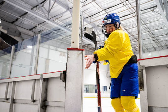 Lina Ljungblom of Sweden at a practice session the 2023