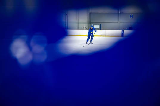 Linnéa Andersson of Sweden at a practice session the 2023