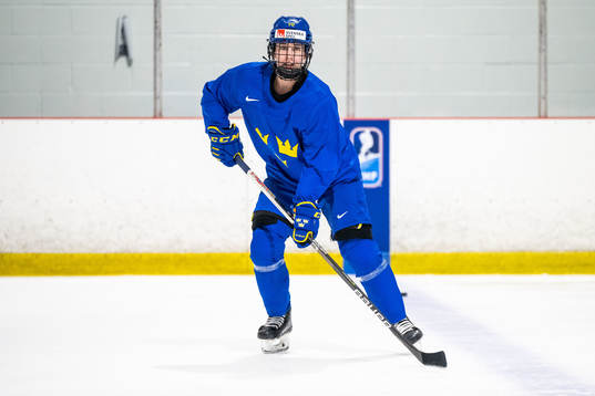 Nathalie Lidman of Sweden at a practice session the 2023