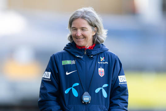 Head coach Hege Riise of Norway