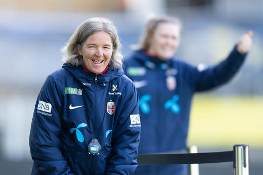 Head coach Hege Riise of Norway