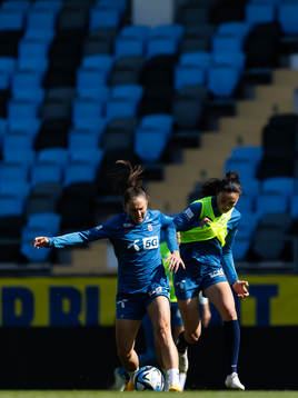 Vilde Bøe Risa and Ingrid Syrstad Engen of Norway