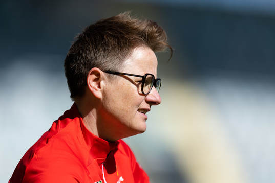 Monica Knudsen, assistant coach of Norway