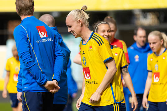 Caroline Seger of the swedish women's national football team