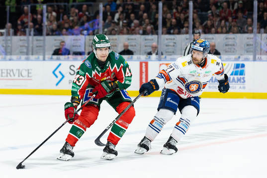 Frölundas Tom Nilsson och Växjös Brian Cooper