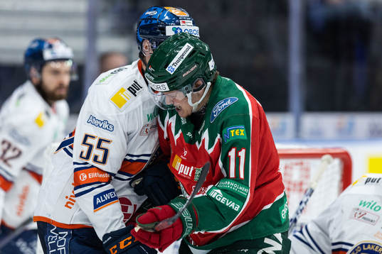 Växjös Miika Koivisto och Frölundas Erik Borg
