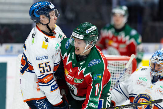 Växjös Miika Koivisto och Frölundas Erik Borg