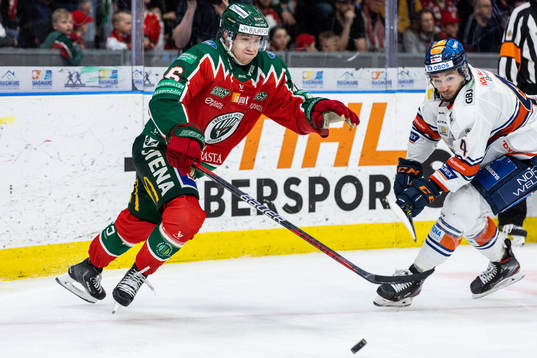 Frölundas Filip Hasa och Växjös Keegan Lowe
