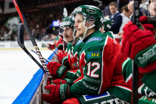 Frölundas Max Friberg deppar