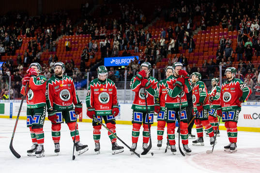 Frölundas spelare deppar