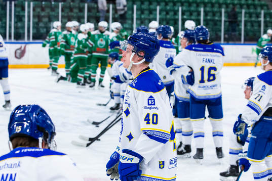 Leksands Olle Blank på uppvärmningen