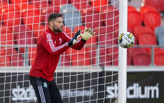 Östers målvakt Miloje Prekovic