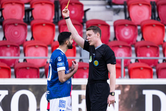 Trelleborgs Mouhammed-Ali Dhaini tilldelas gult kort av