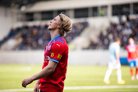 Helsingborgs Victor Blixt deppar