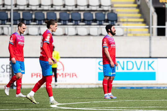 Helsingborgs Frederik Holst deppar