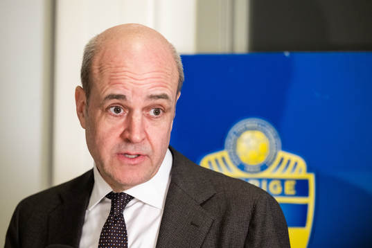 Fredrik Reinfeldt, president of the Swedish Football