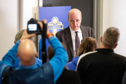 Fredrik Reinfeldt, president of the Swedish Football