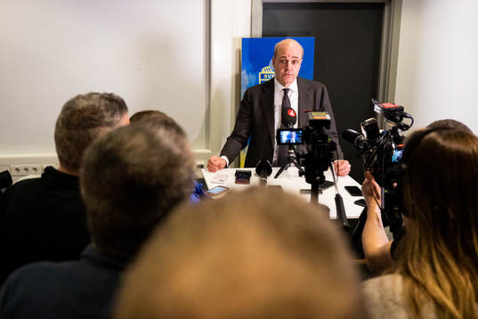 Fredrik Reinfeldt, president of the Swedish Football