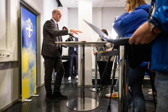 Fredrik Reinfeldt, president of the Swedish Football