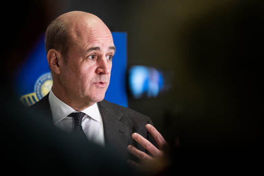 Fredrik Reinfeldt, president of the Swedish Football