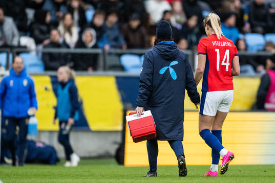 Ada Hegerberg of Norway leaves the pitch