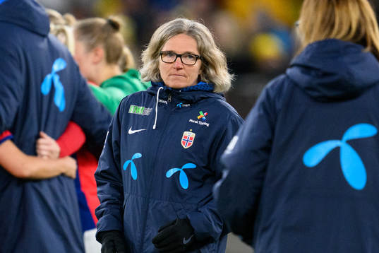 Head coach Hege Riise of Norway