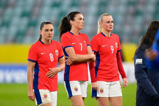 Vilde Bøe Risa, Ingrid Syrstad Engen and Karina Sævik of