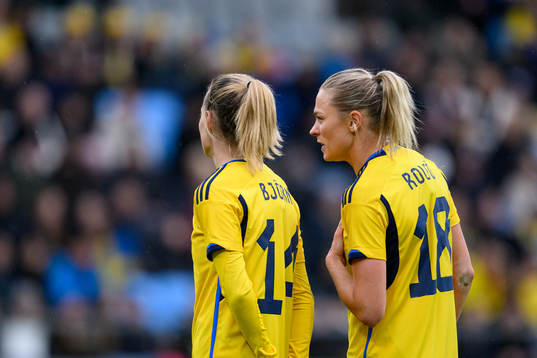 Nathalie Björn and Fridolina Rolfö of Sweden