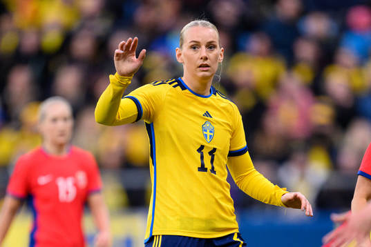 Stina Blackstenius of Sweden