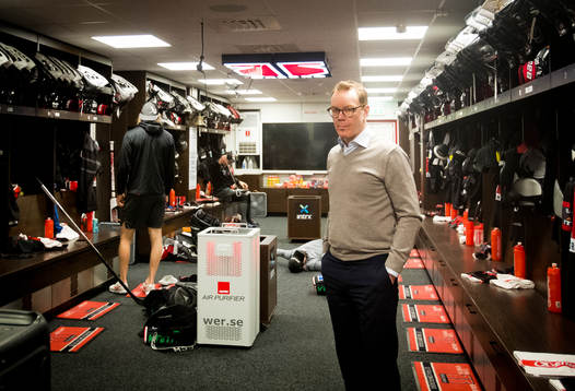 Porträtt på Örebros tränare Niklas Eriksson