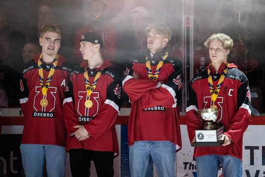 Spelare i Örebros J18-lag hyllas