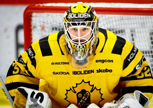 Skellefteås målvakt Linus Söderström