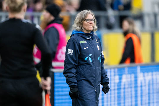 Head coach Hege Riise of Norway
