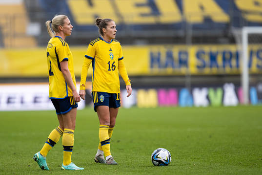 Jonna Andersson and Filippa Angeldahl of Sweden