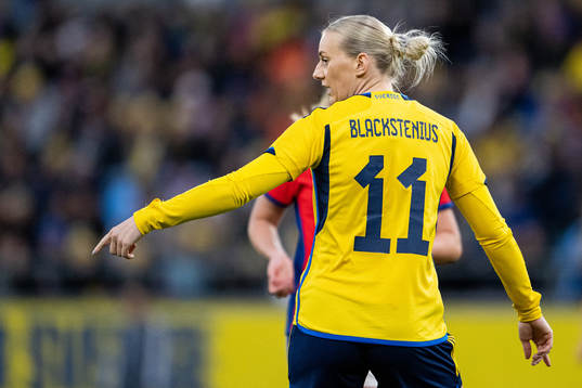 Stina Blackstenius of Sweden