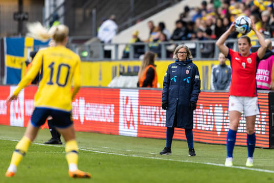 Head coach Hege Riise of Norway