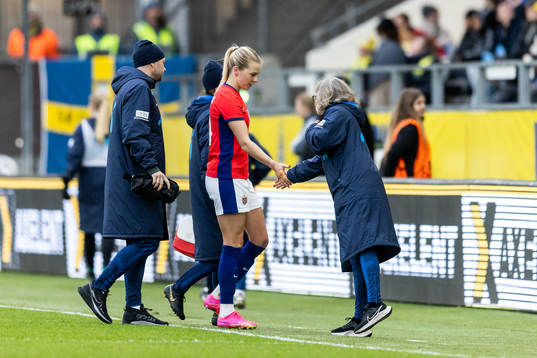 Ada Hegerberg of Norway leaves the pitch