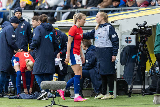 Ada Hegerberg of Norway leaves the pitch