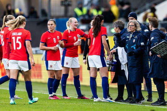 Head coach Hege Riise of Norway