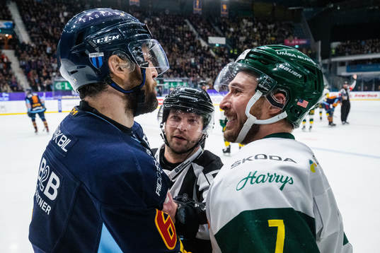 Djurgårdens Stefan Elliott och Björklövens Nicholas