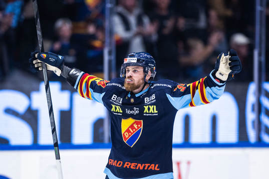 Djurgårdens Daniel Brodin jublar