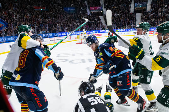 Slagsmål mellan Djurgårdens och Björklövens spelare