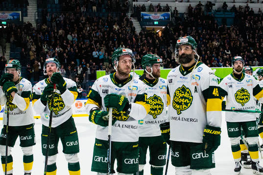 Björklövens Fredric Andersson och Daniel Rahimi deppar