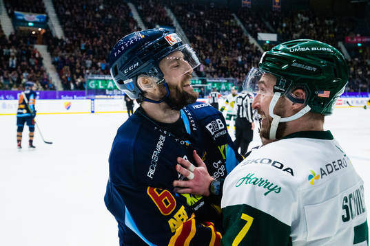 Djurgårdens Stefan Elliott och Björklövens Nicholas