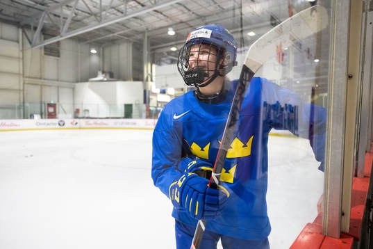 Ebba Hedqvist of Sweden at a practice session