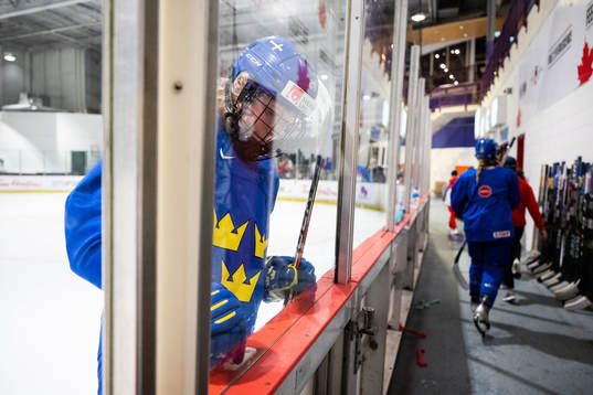 Felizia Wikner-Zienkiewicz of Sweden at a practice session