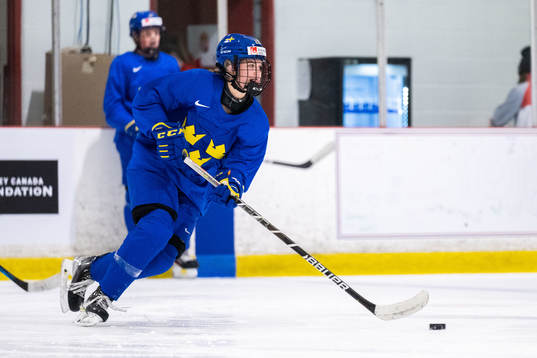 Ebba Hedqvist of Sweden at a practice session