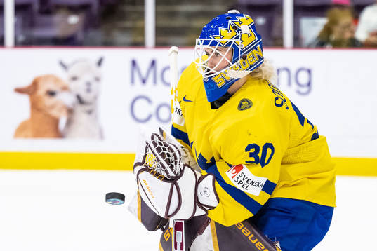 Goaltender Emma Söderberg of Sweden